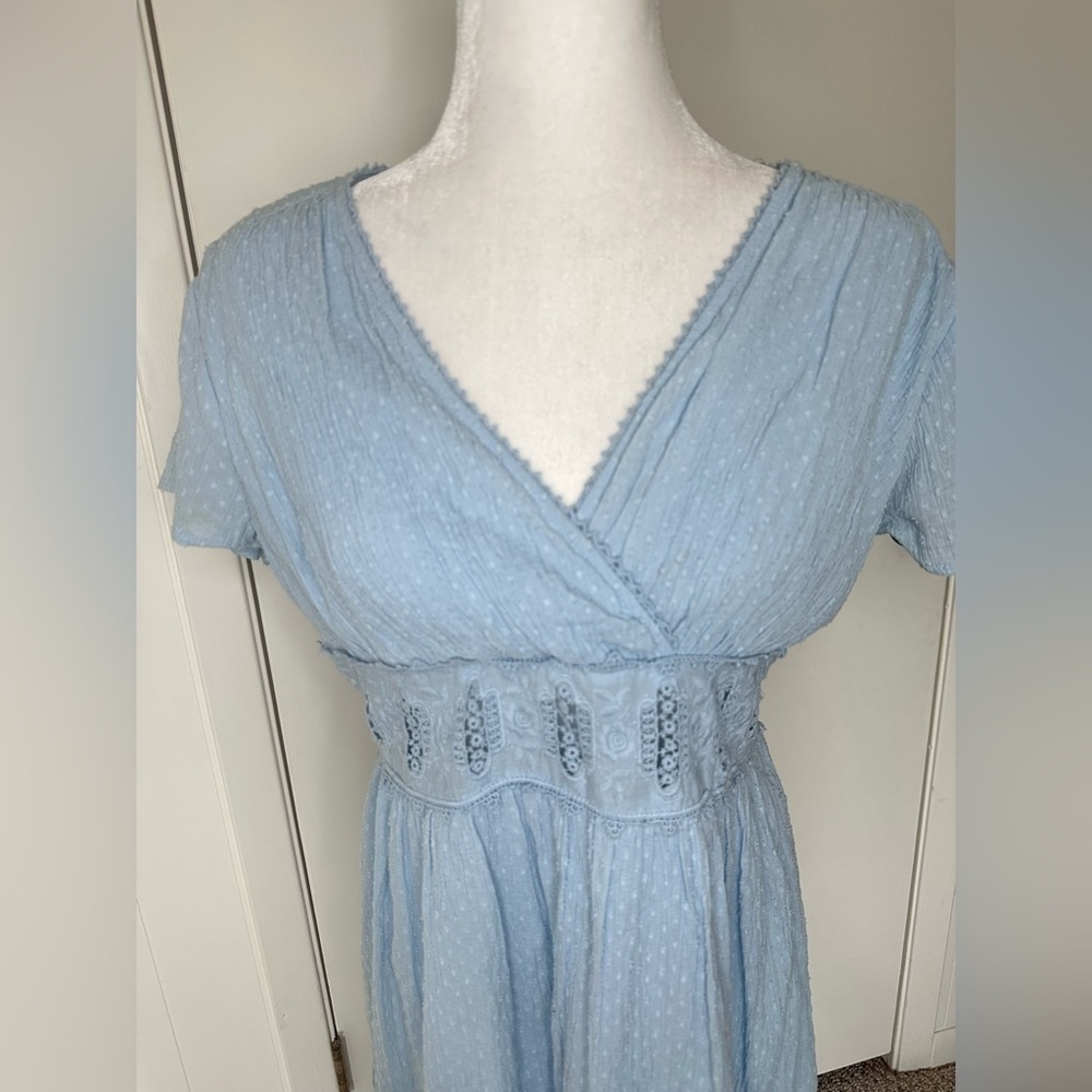 Altar’d state blue babydoll dress size L - Picture 2 of 9